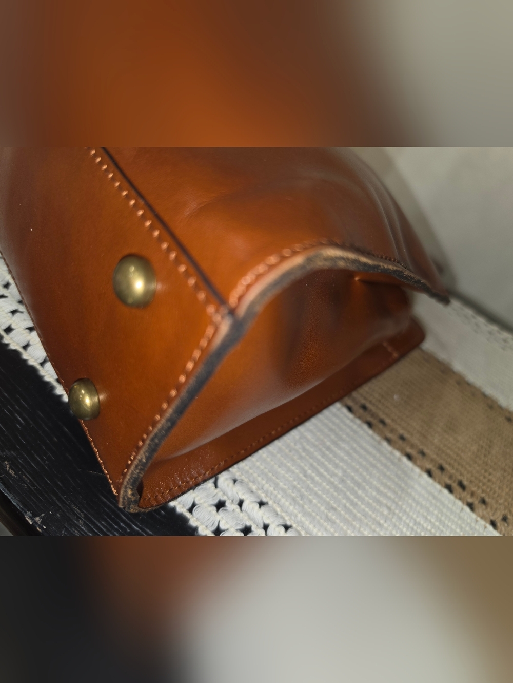 Patricia Nash Rienzo Leather Satchel - Picture 9 of 16